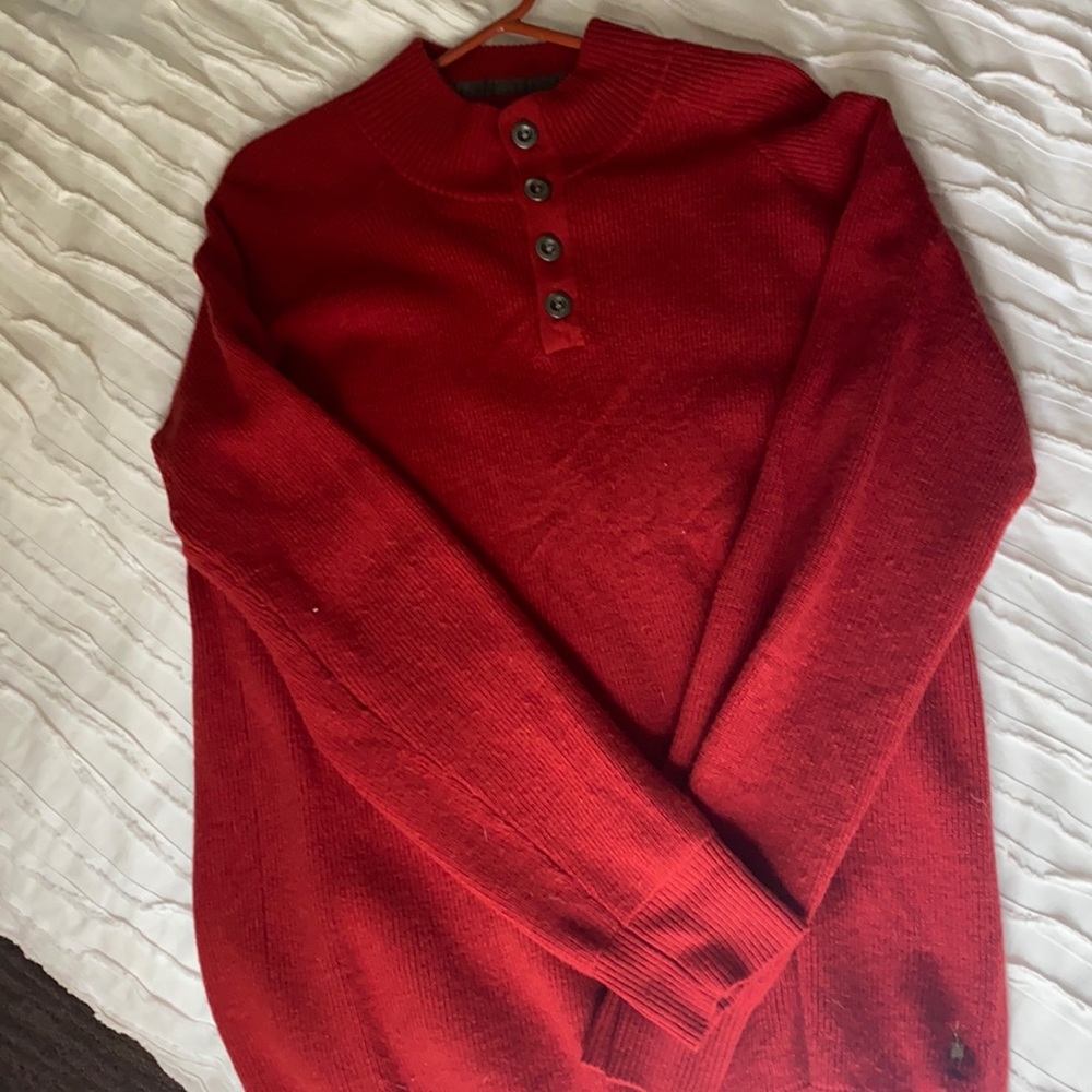 Smartwool burnt orange/red sweater, men’s